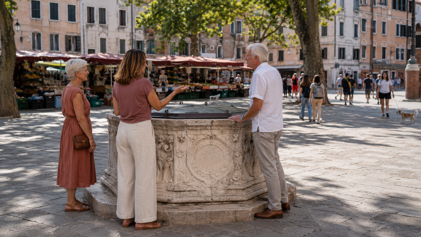 Six sestieri private walking tour in Venice